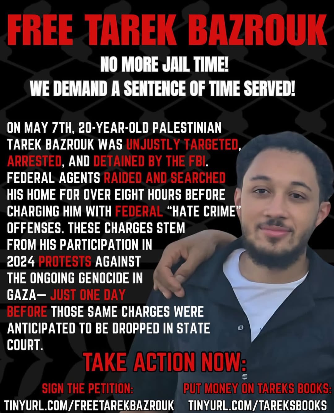 Palestinian Man Arrested on Federal Hate Crime Charges