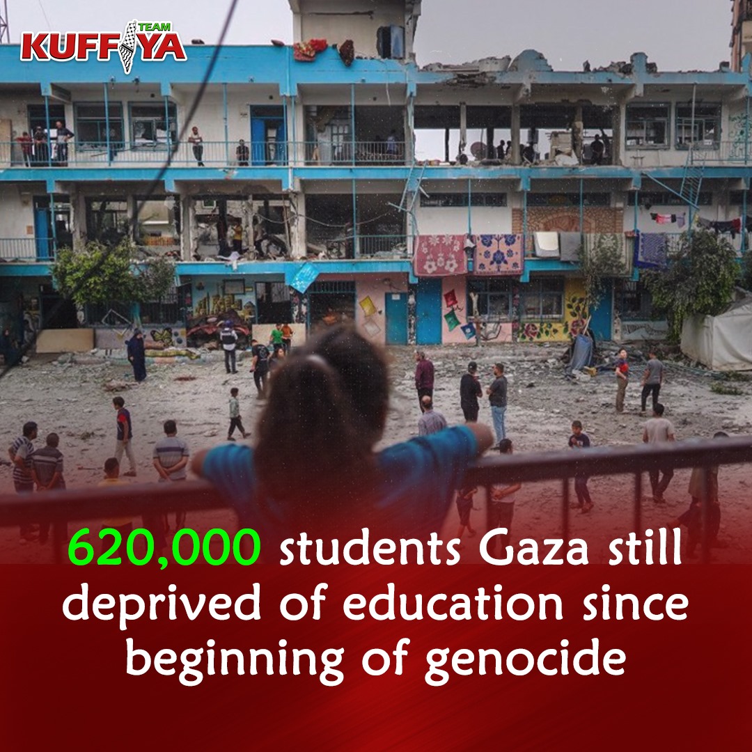 620,000 Palestinian Students Deprived of Education in Gaza