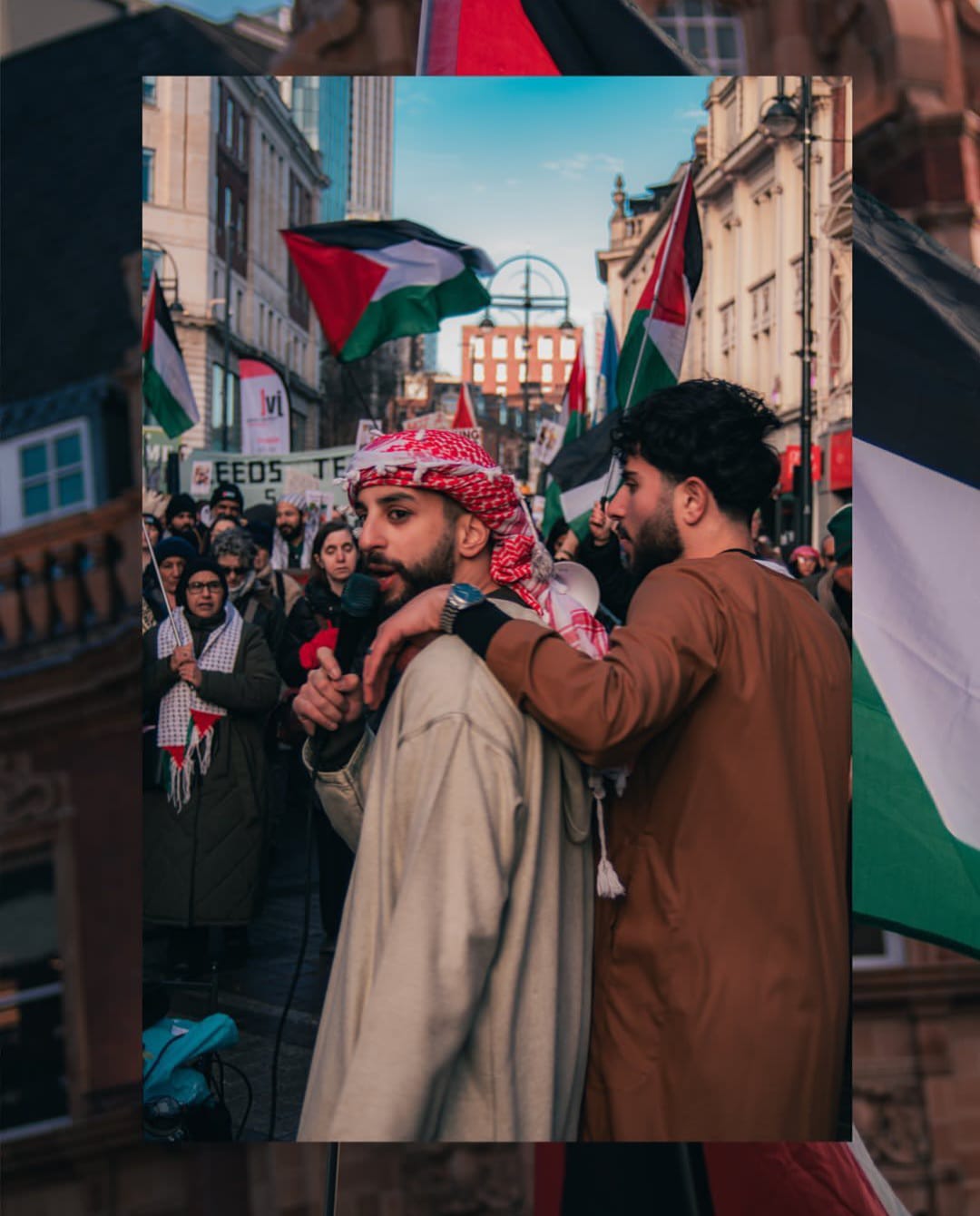 Weekly pro-Palestine rally held in Leeds, UK