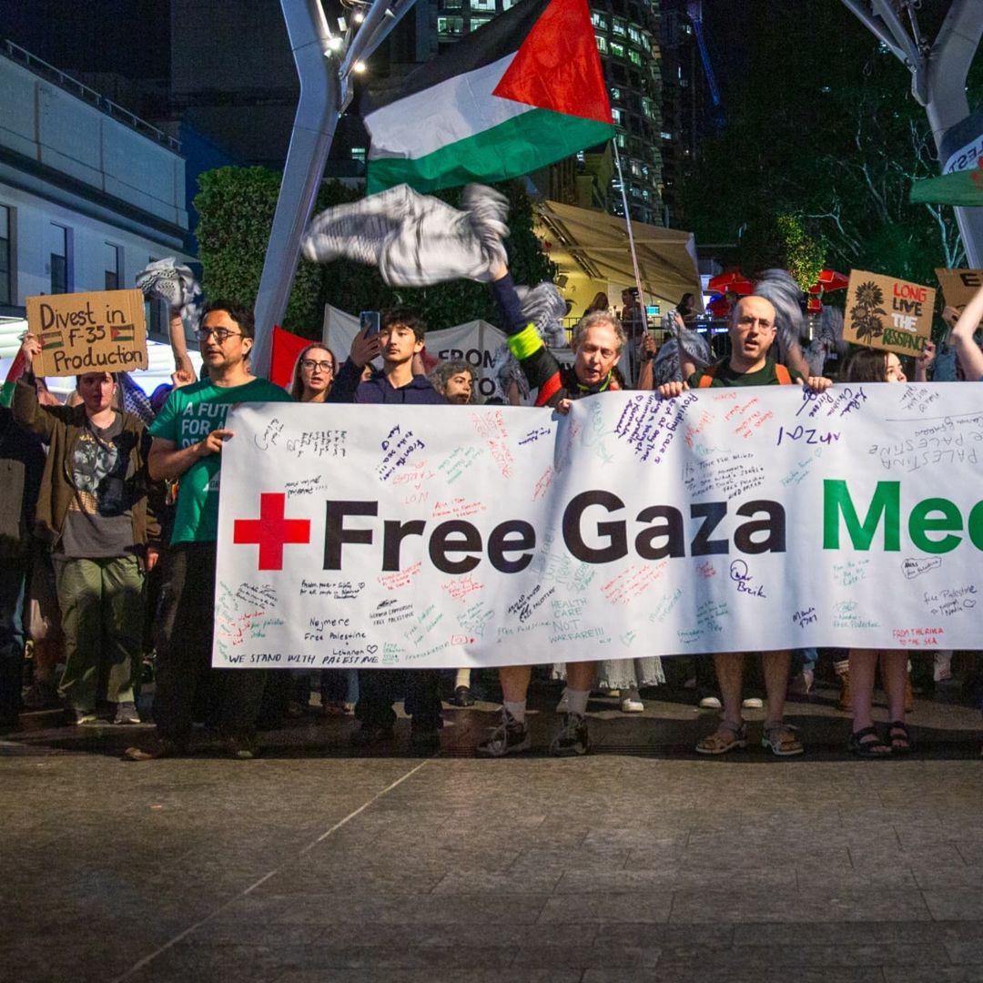 Brisbane Health Workers Show Solidarity with Gaza Colleagues