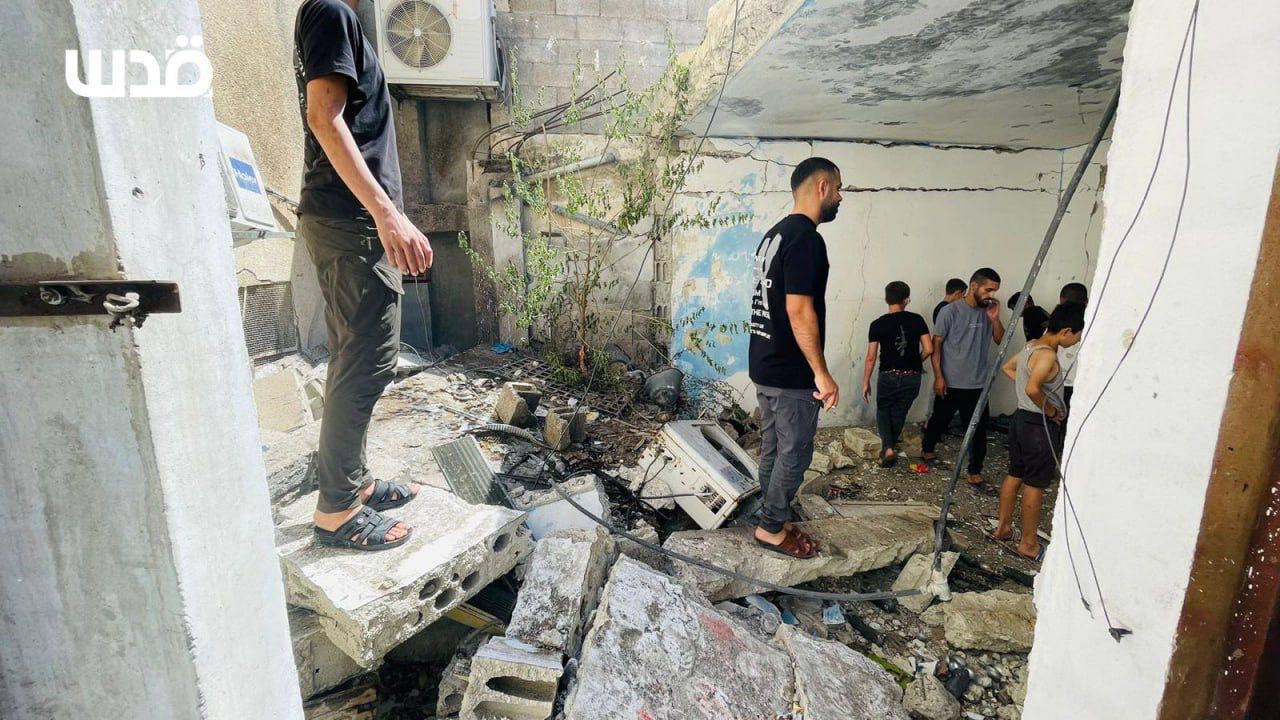House bombed in al-Farʿa refugee camp