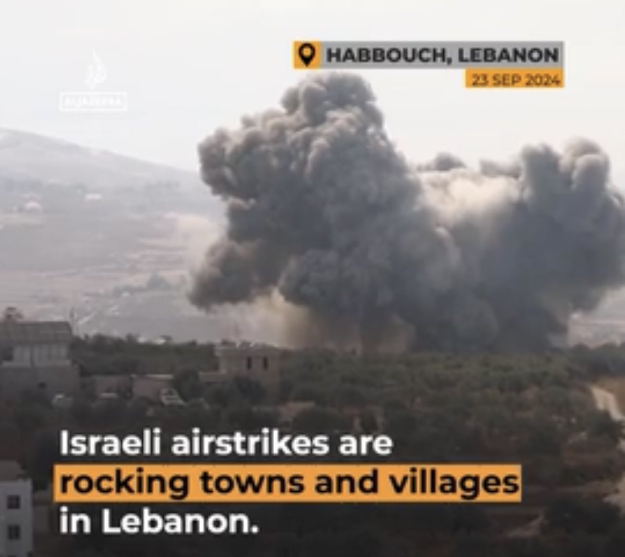 Israeli Military Reports 2,000 Airstrikes on Lebanon