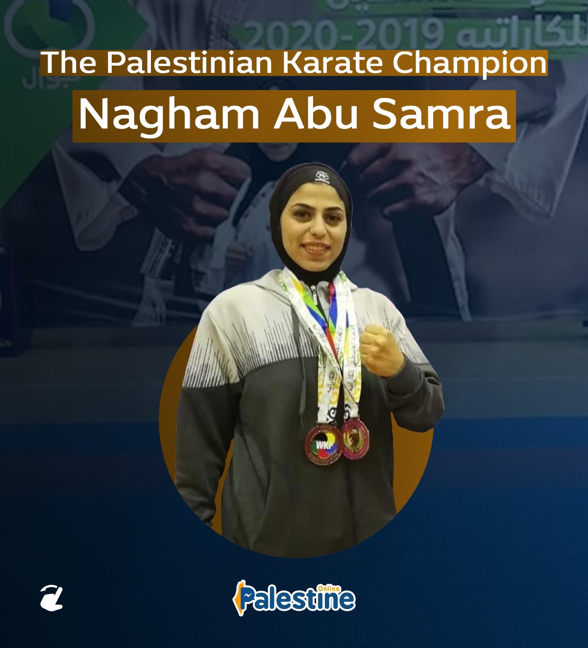 Nagham Abu Samra: Palestinian Karate Player’s Journey