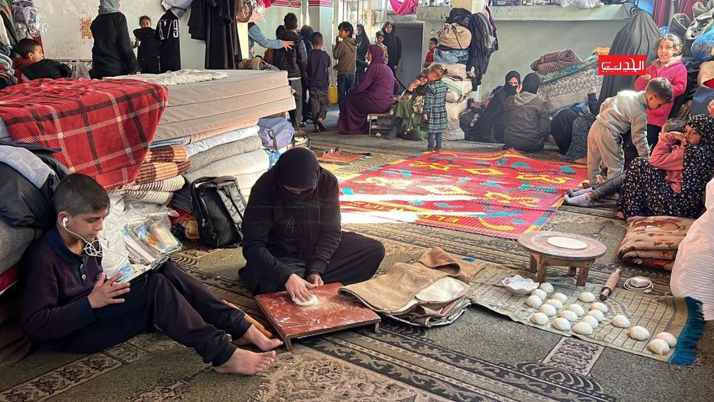 Displaced Families Sheltering in Khan Younis Mosque