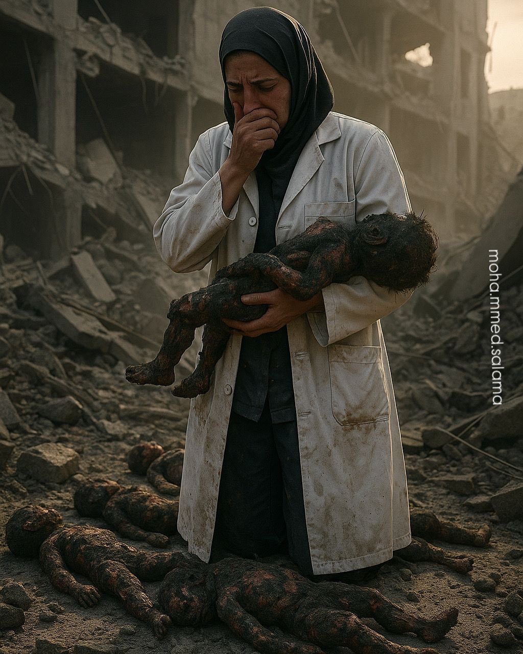 Dr. Alaa al-Najjar’s Family Killed in Israeli Airstrike