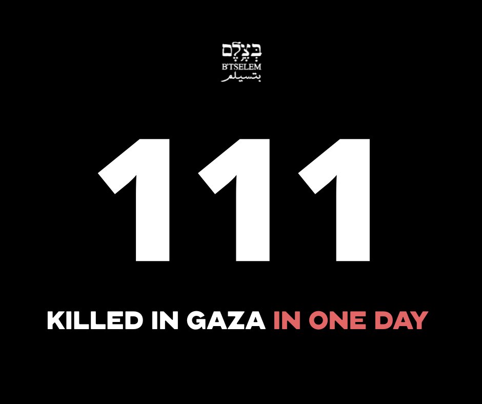Israeli military kills 111 people in Gaza amid humanitarian crisis