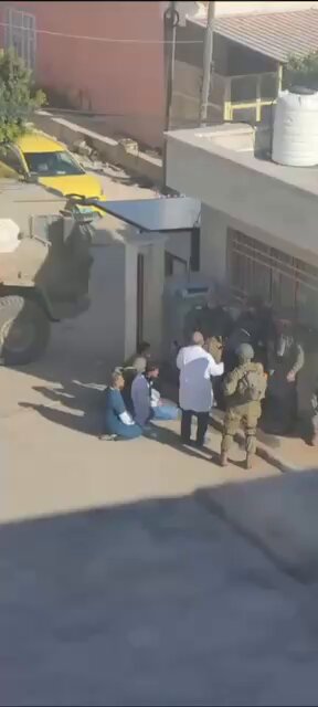 Israeli army targets vehicle, arrests injured at hospital