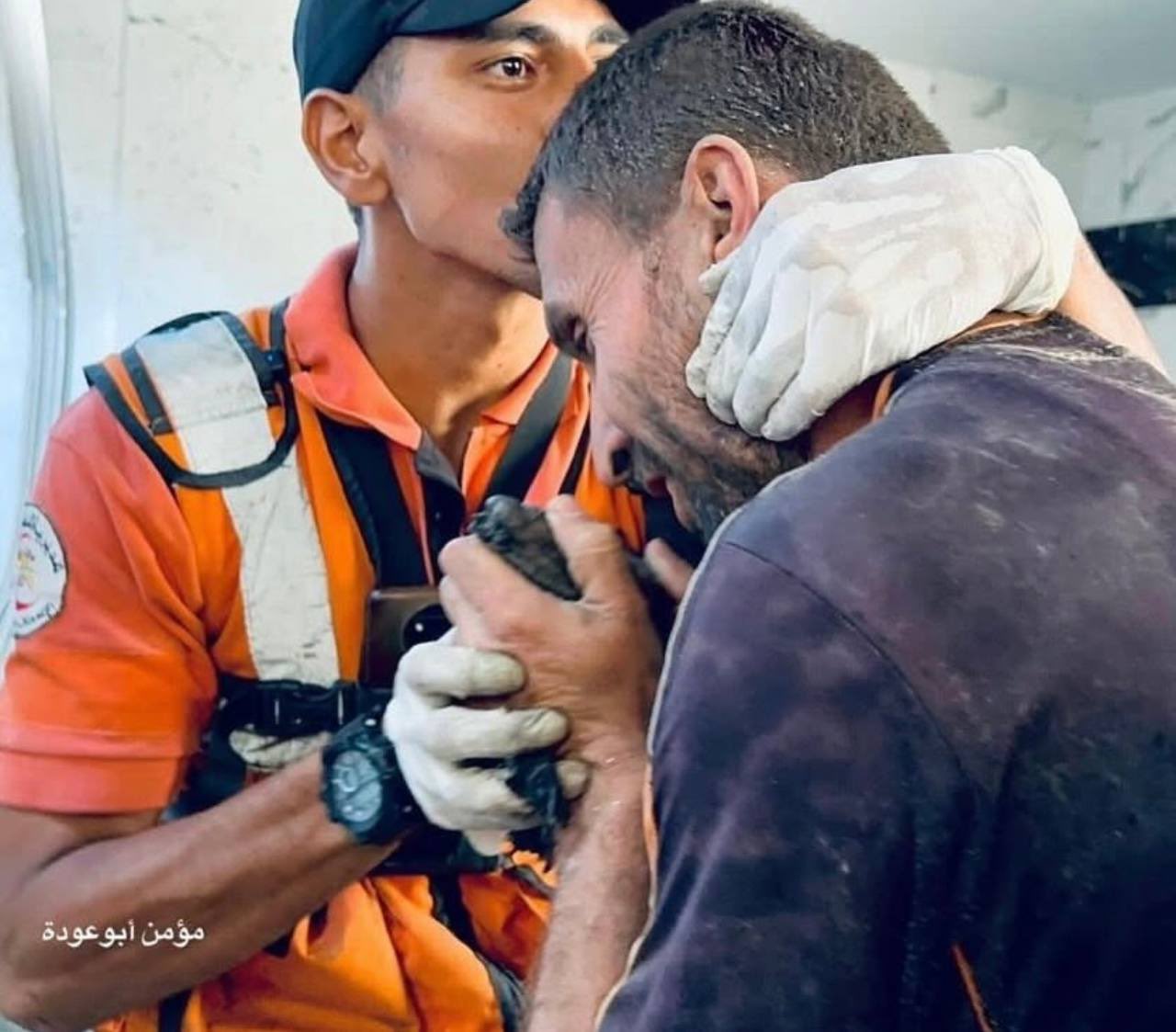 Bereaved Palestinian father mourns daughter killed in Israeli airstrikes