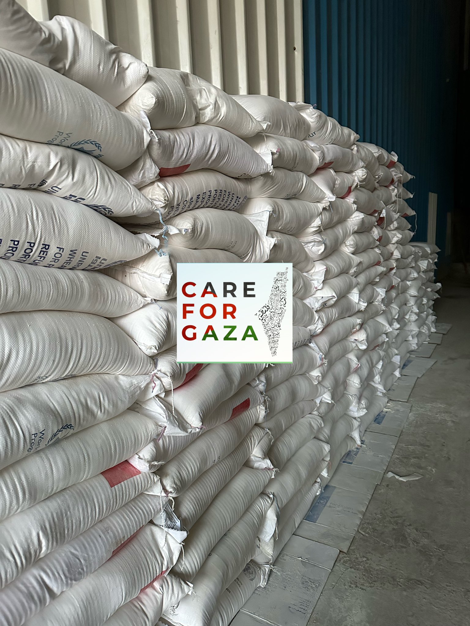 Flour purchased and distributed to Gaza families