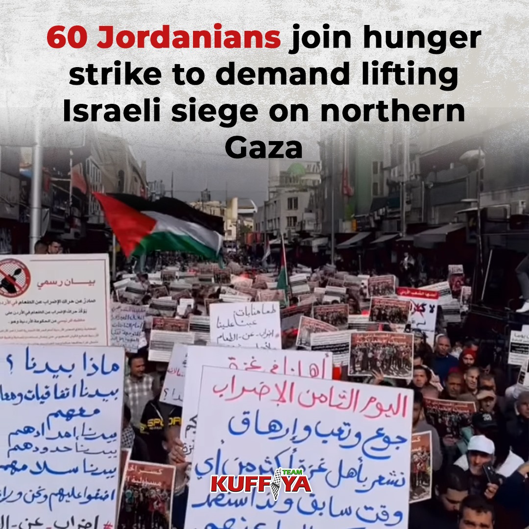 Jordanian hunger strike demands end to Gaza siege