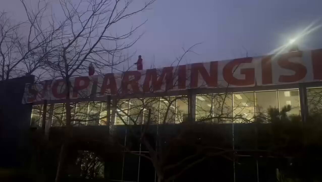 Activists Blockade EOS Remote Weapons Systems Manufacturer