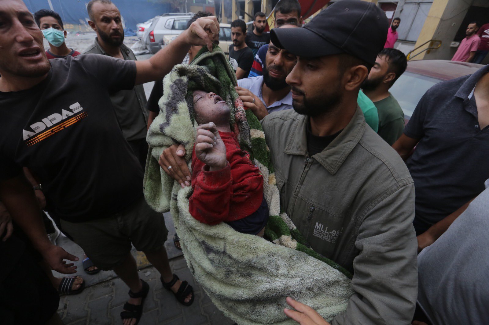 Boy evacuated from school hit by Israeli forces in Al Maghazi