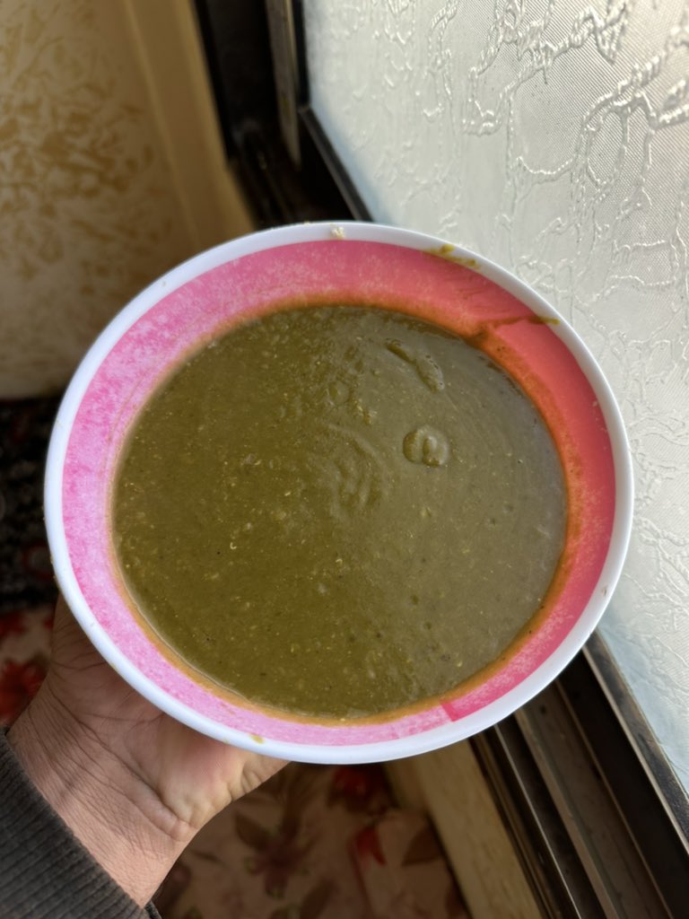 Lunch made from herbs in Gaza