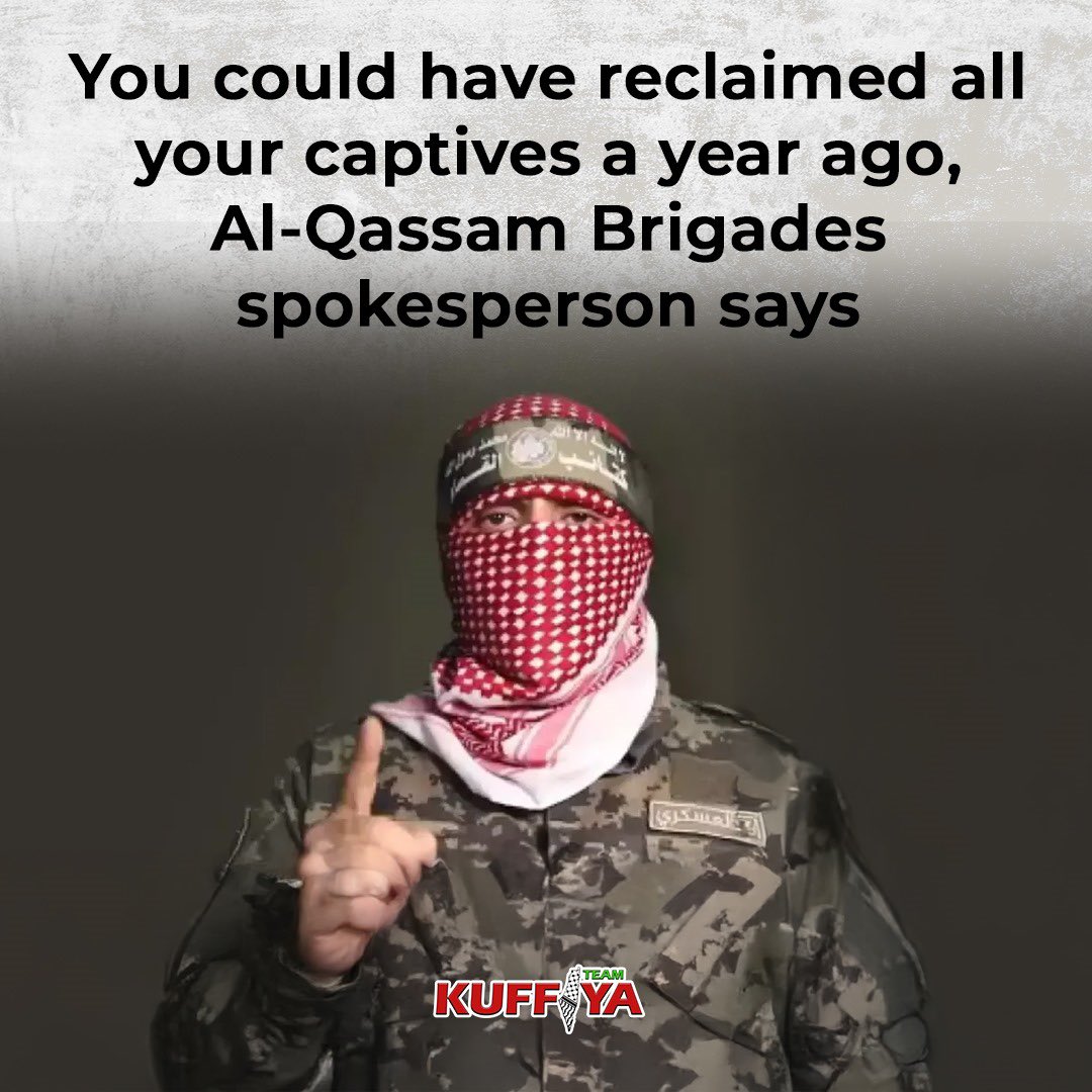 Abu Obeida: Israeli Assassinations Won’t Extinguish Gaza Resistance