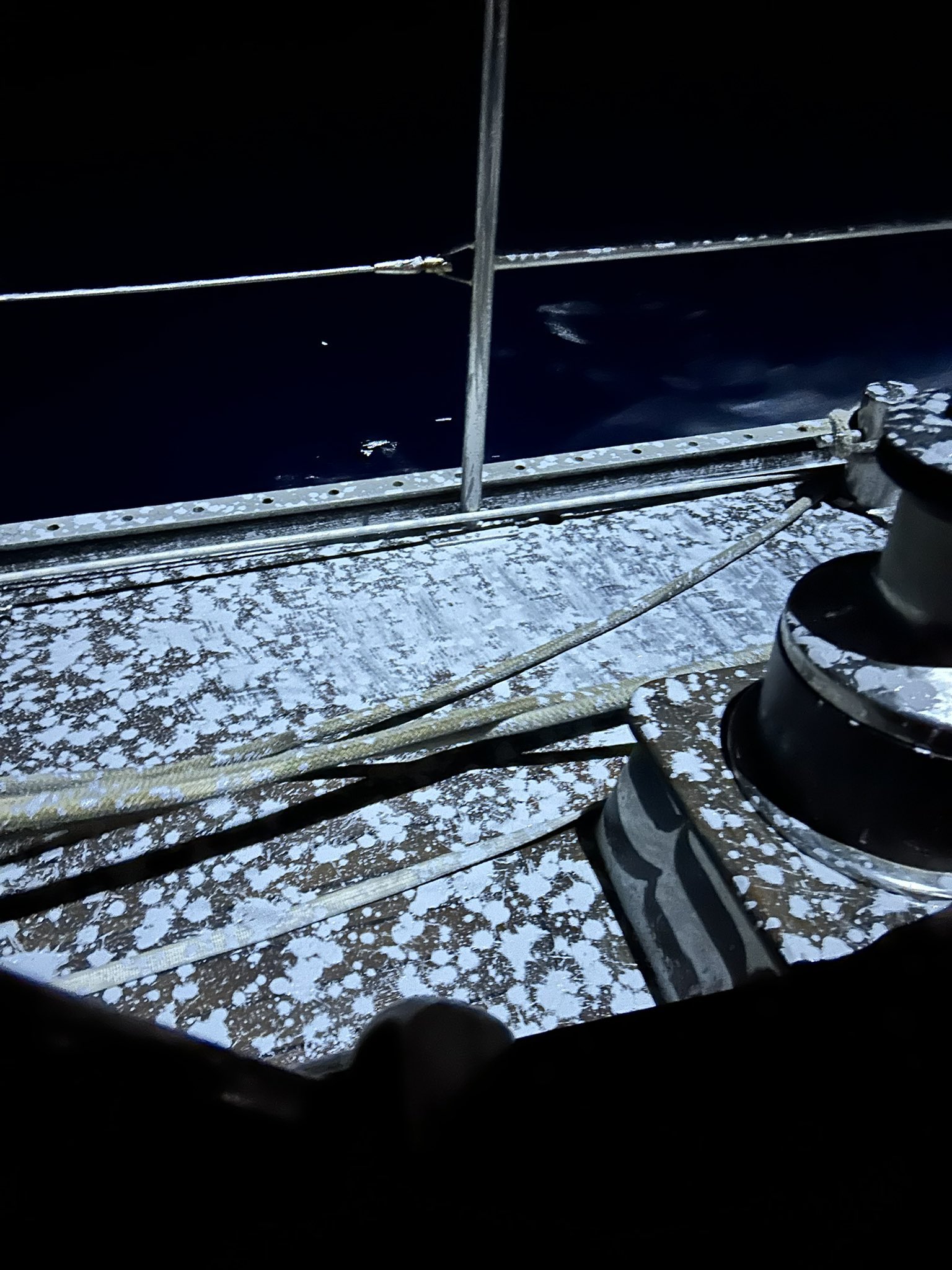 Drone drops unknown white liquid on Freedom Flotilla Madleen