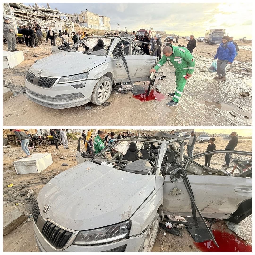Four Palestinians killed and 20 injured in Israeli airstrike near Gaza City