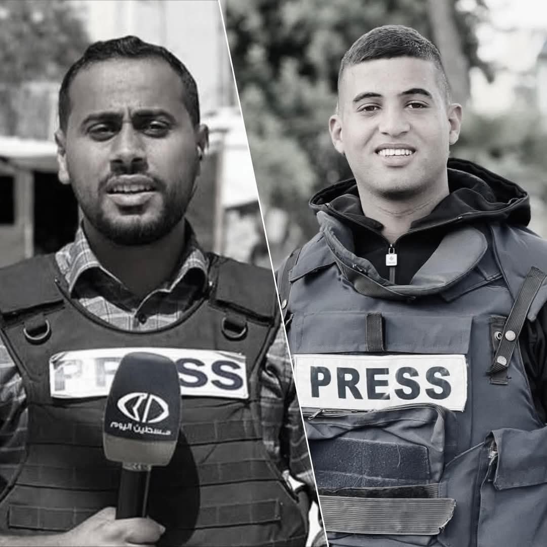 Israel kills journalists Hossam Shtat and Mohammed Mansour in Gaza