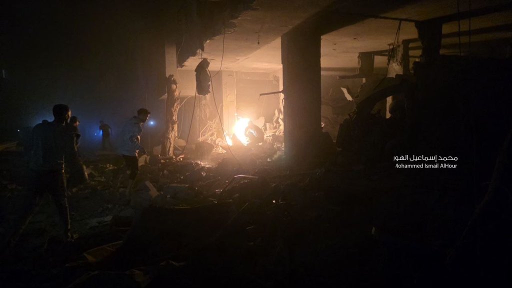 Israeli airstrike destroys residential compound in Al Nuseirat camp