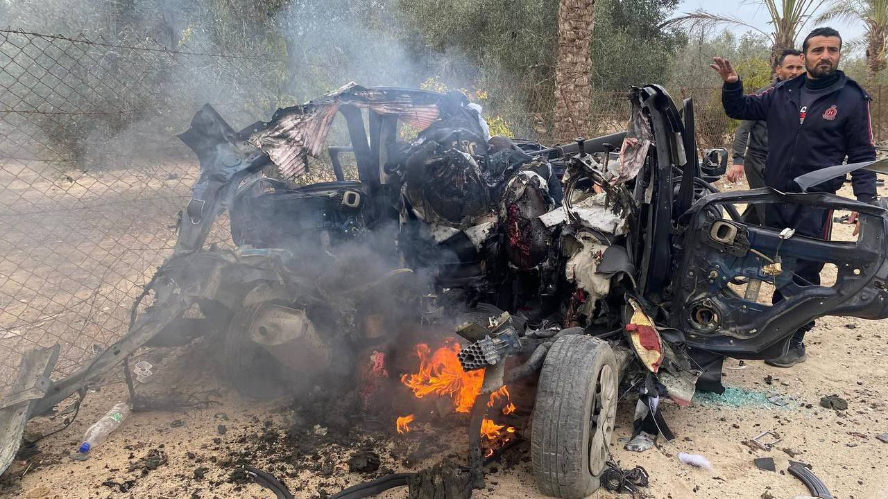 Three Palestinians killed in Israeli airstrike in Gaza