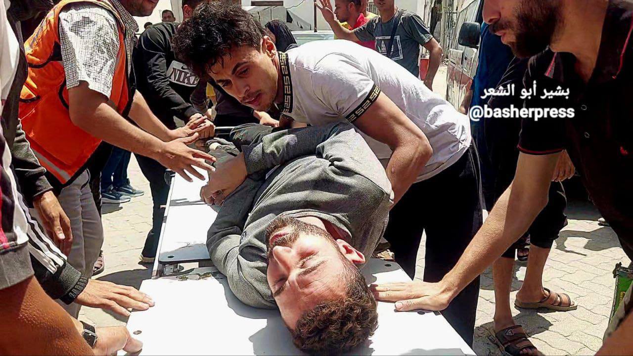 Israeli bombing kills 2, wounds 4 east of Khan Younis