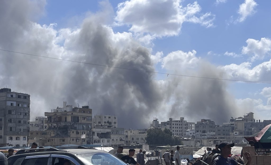 Israeli bombing reported in Al Sabra, Gaza City