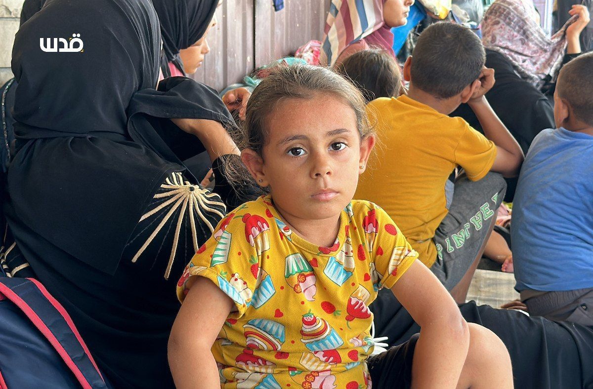 Displaced Palestinians Forced to Streets in Khan Younis