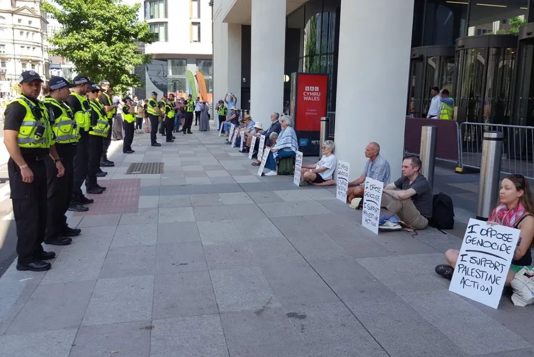 Cardiff Protesters Oppose Genocide, Support Palestine Action