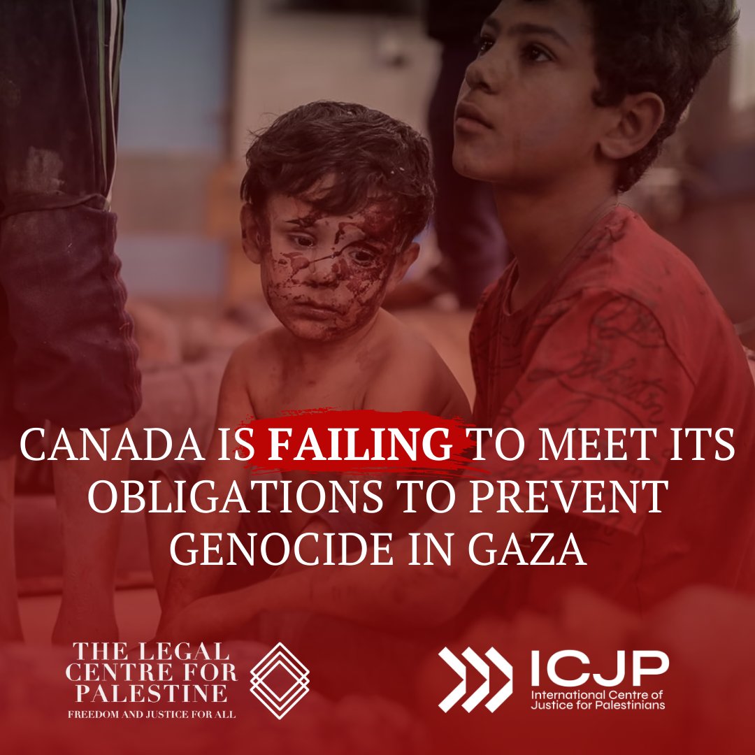 Canadian Legal Groups Sue Government Over Gaza Genocide