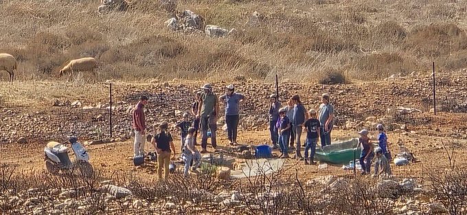 Palestinian Land West of Beit Furik Near Nablus