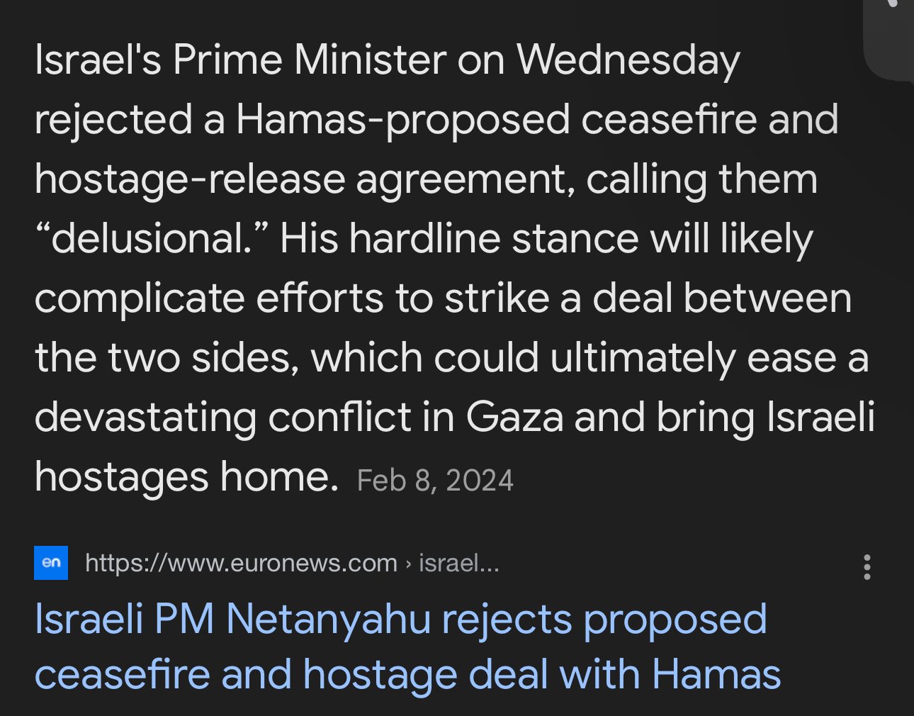 Israel rejects Gaza genocide end and northern return
