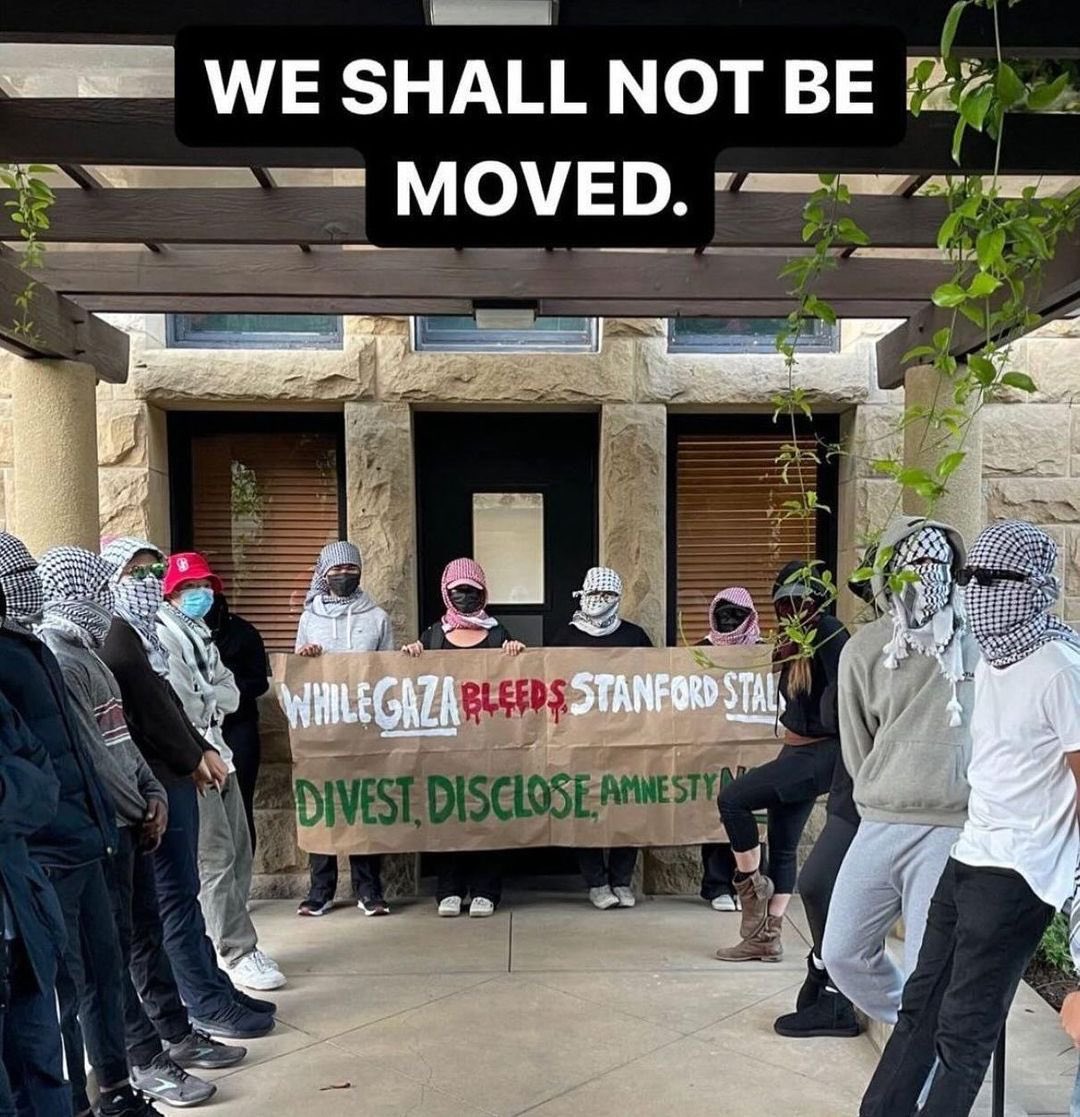 Stanford Pro-Palestine Group Occupies President’s Office Over Gaza