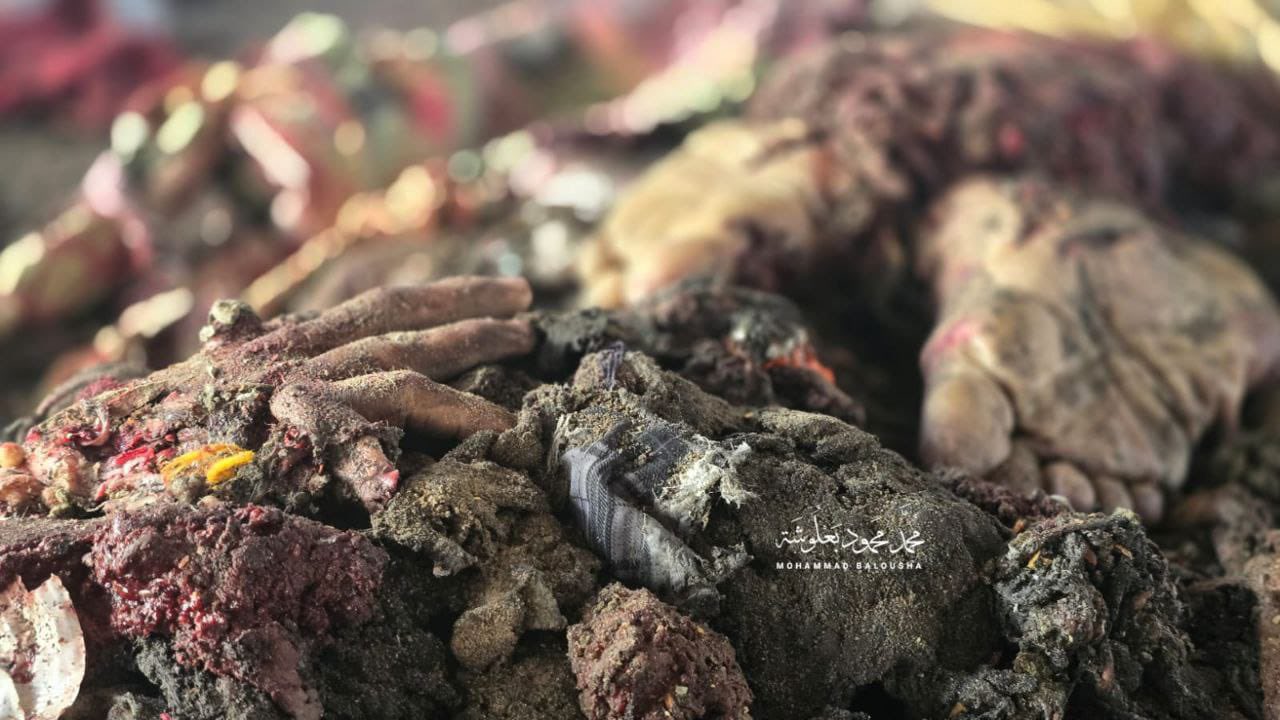 Israeli strike on Tabi’in School in Gaza City aftermath documented