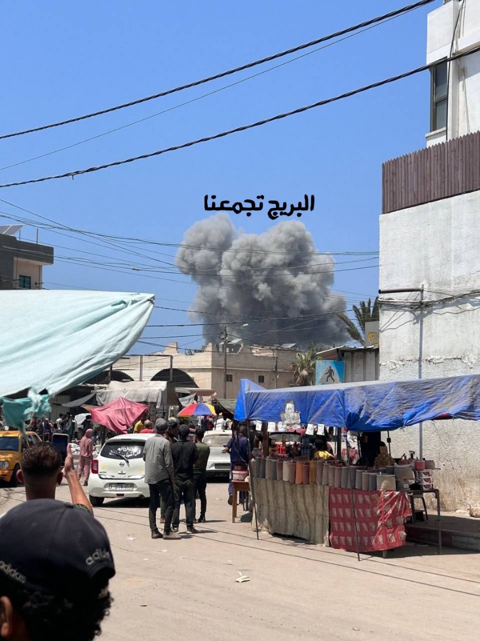Israeli warplanes target Al-Aqsa Hospital vicinity after school massacre