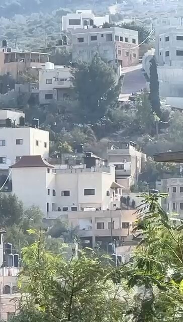 Israeli soldiers surround house in West Bank town Qabatiya