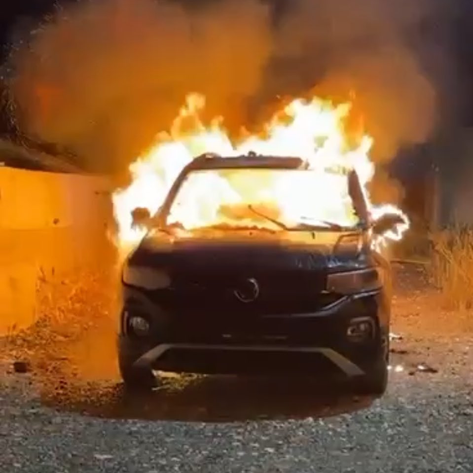 Jewish settlers set fire to Palestinian vehicle near Ramallah