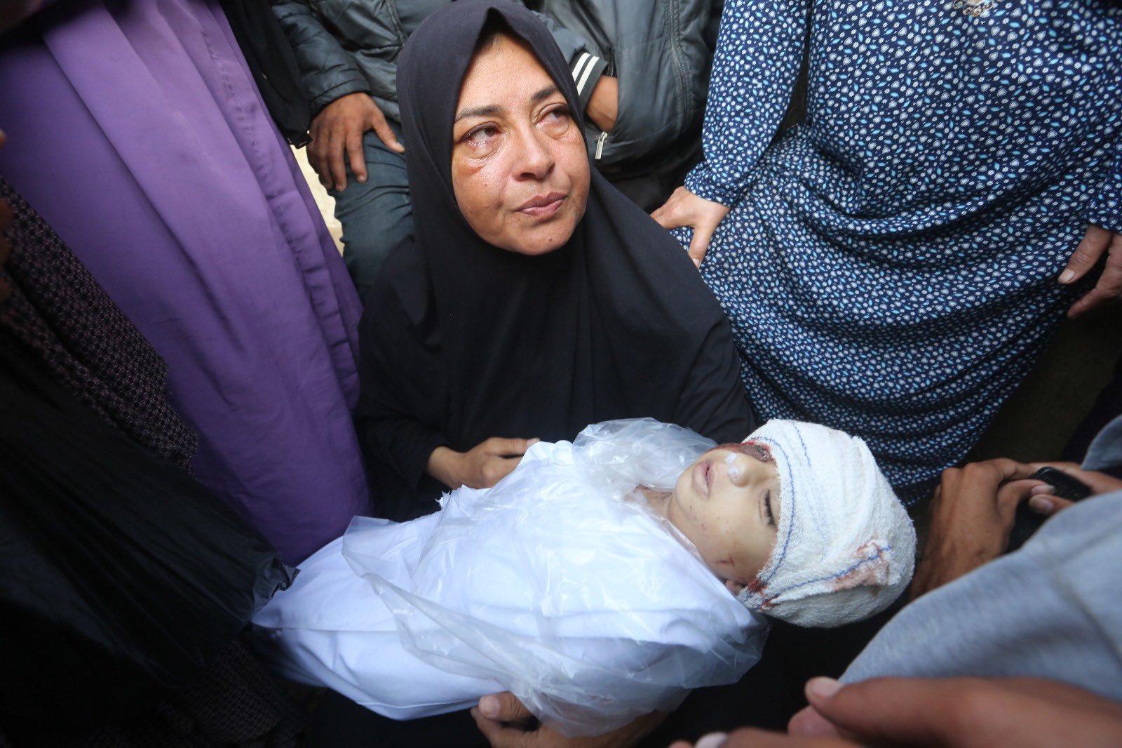 Grandmother grieves grandson killed at Shuhadaa Al Aqsa Hospital