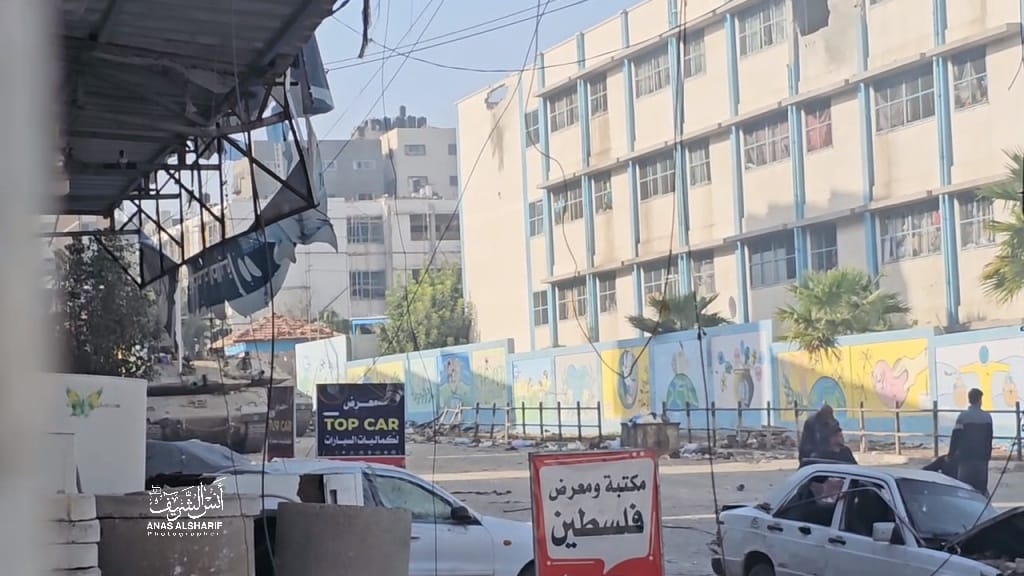 Israeli Army Raids UNRWA School in Gaza Displacing Families