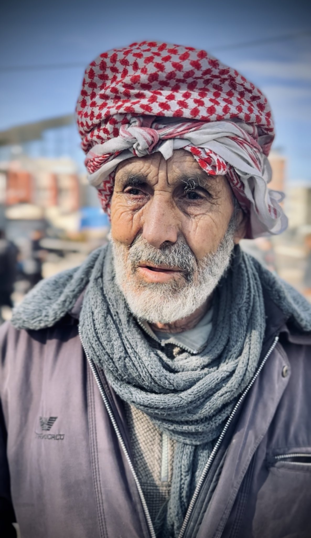 Elderly man weeps over war casualties in Gaza