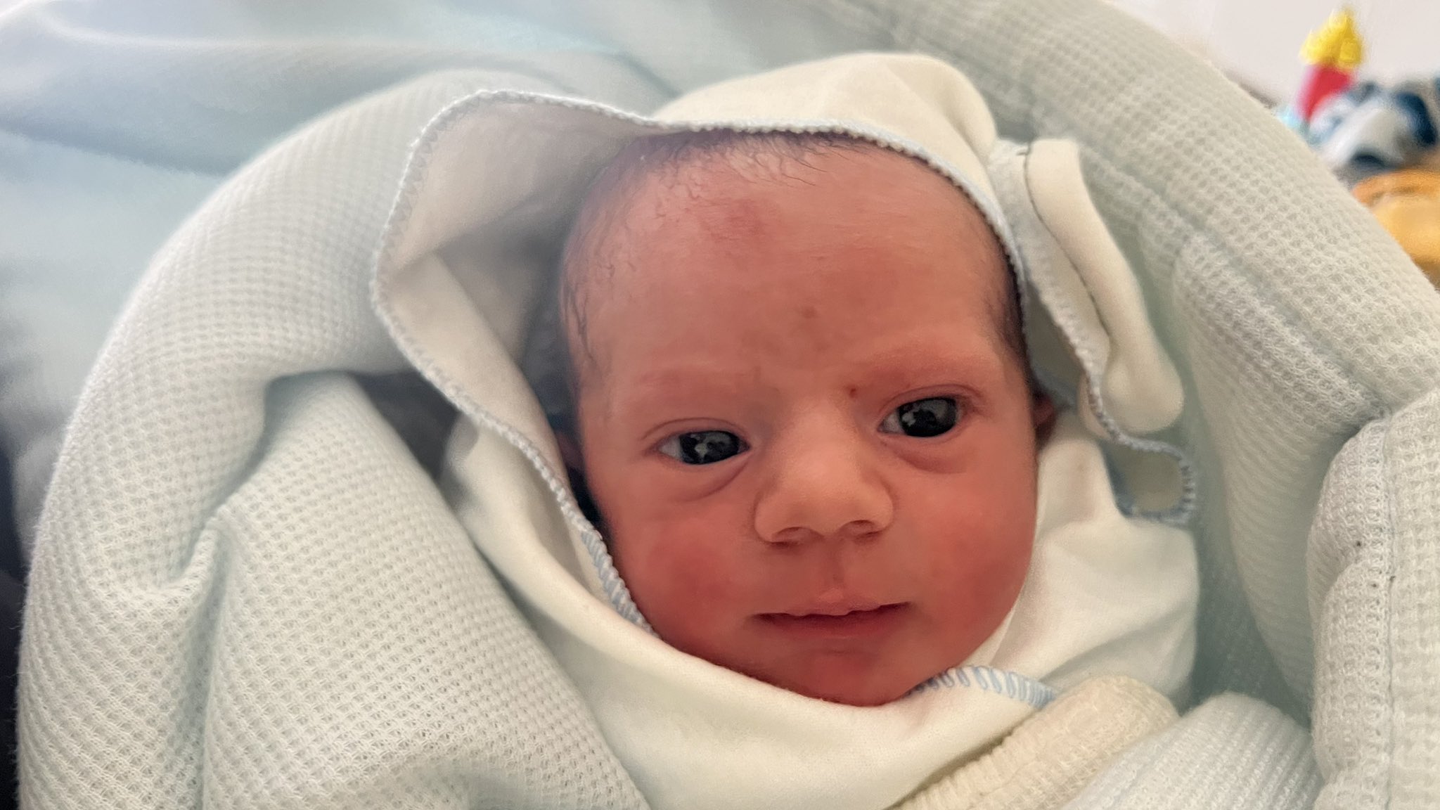 Abu Joma celebrates birth of grandson Haron amid Gaza hardship