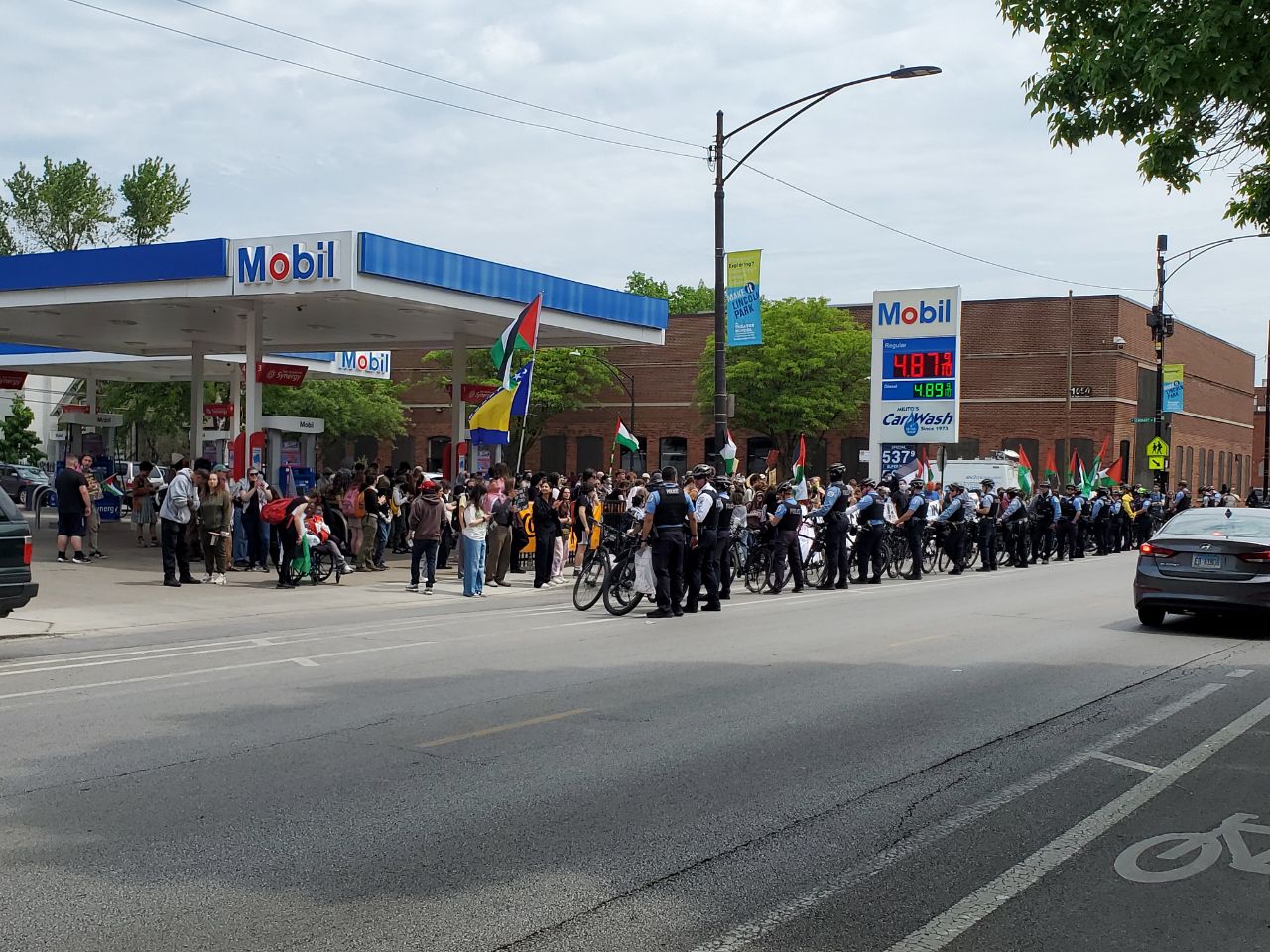 Police Response to DePaul University Palestine Solidarity Protest