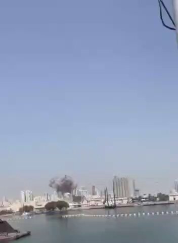 Smoke reported from Juffair area housing U.S. naval base Bahrain