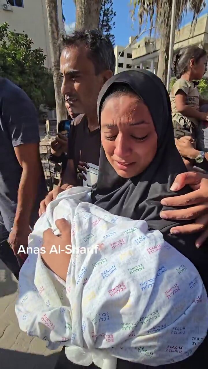 Palestinian Mother’s Farewell After Gaza School Massacre