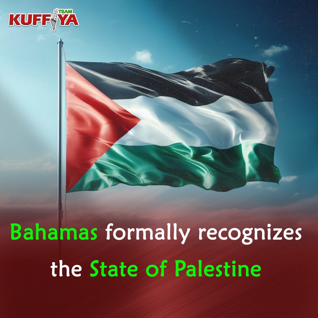 Bahamas Cabinet Formally Recognizes State of Palestine