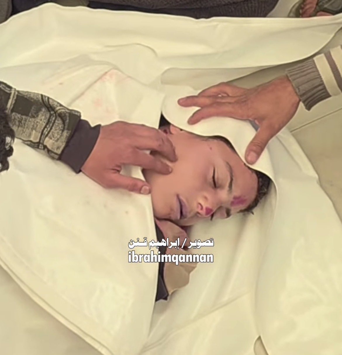 Child Tamer Burqa killed in Israeli strike on civilian vehicle Khan Younis