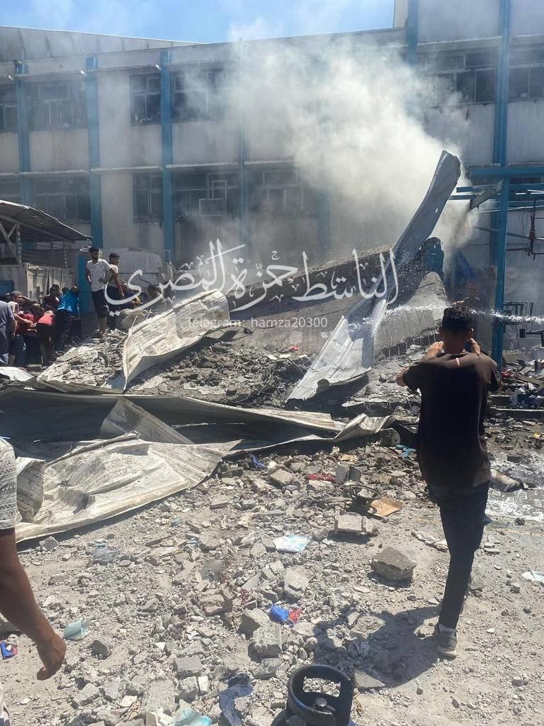 Israeli occupation massacre at Al-Razi school kills 23 Palestinians