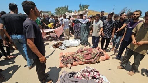 27 Displaced Persons Killed in Israeli Airstrikes in Khan Younis