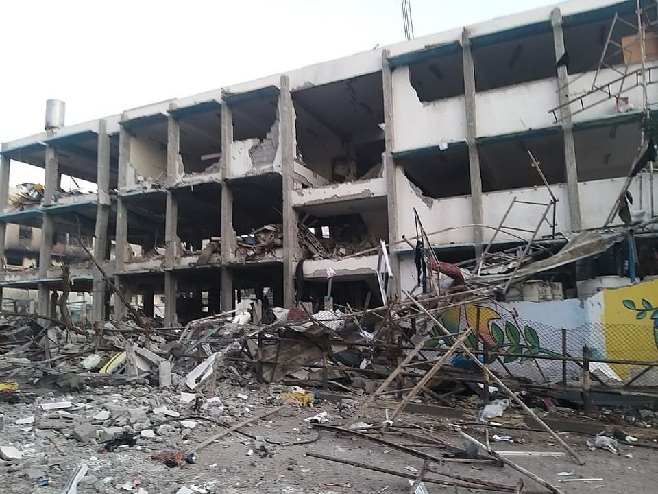 Massive destruction in Jabalia refugee camp by occupation forces