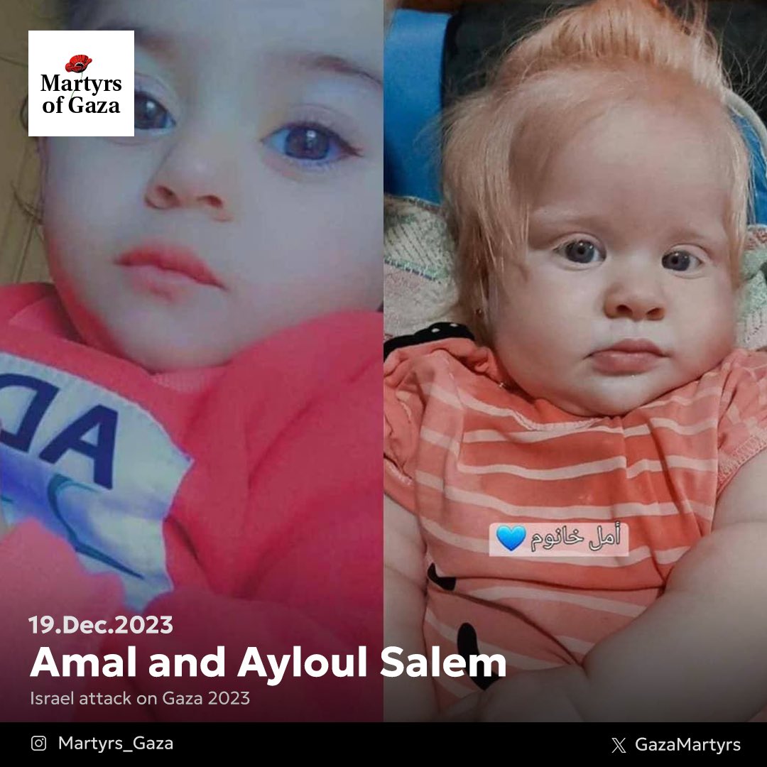 Amal and Ayloul Salem: Twin girls lost to Israeli occupation