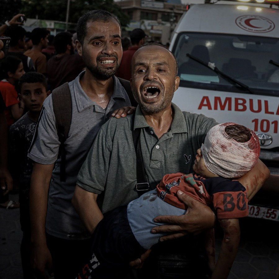 Palestinian Father Grieves Son Killed in Gaza Bombardment