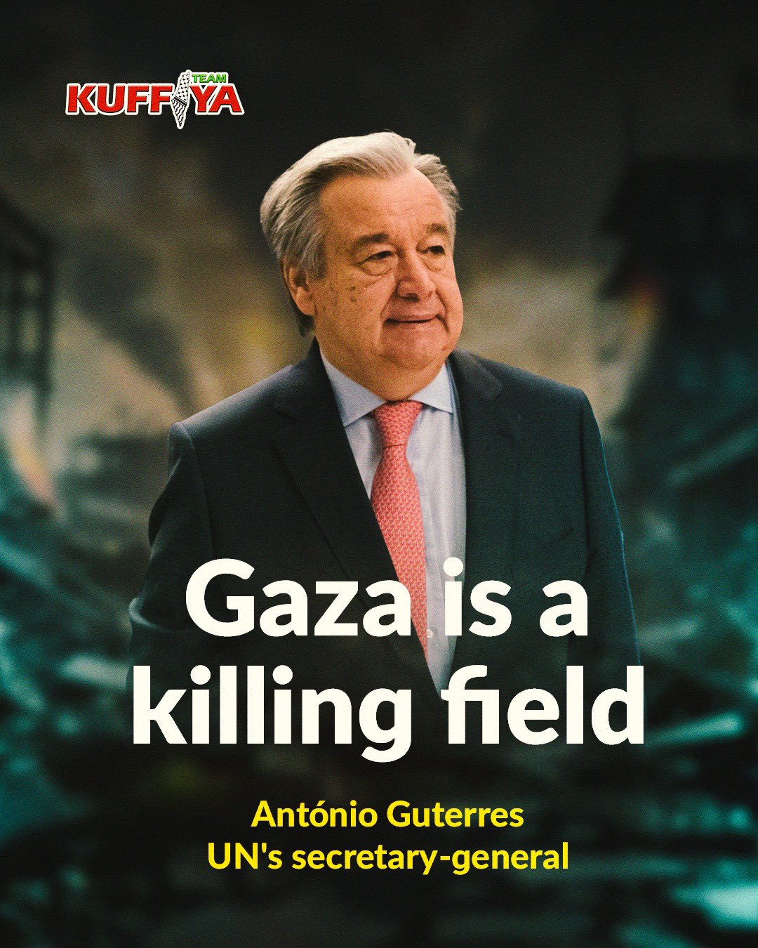 Guterres: Gaza killing field, aid dried up
